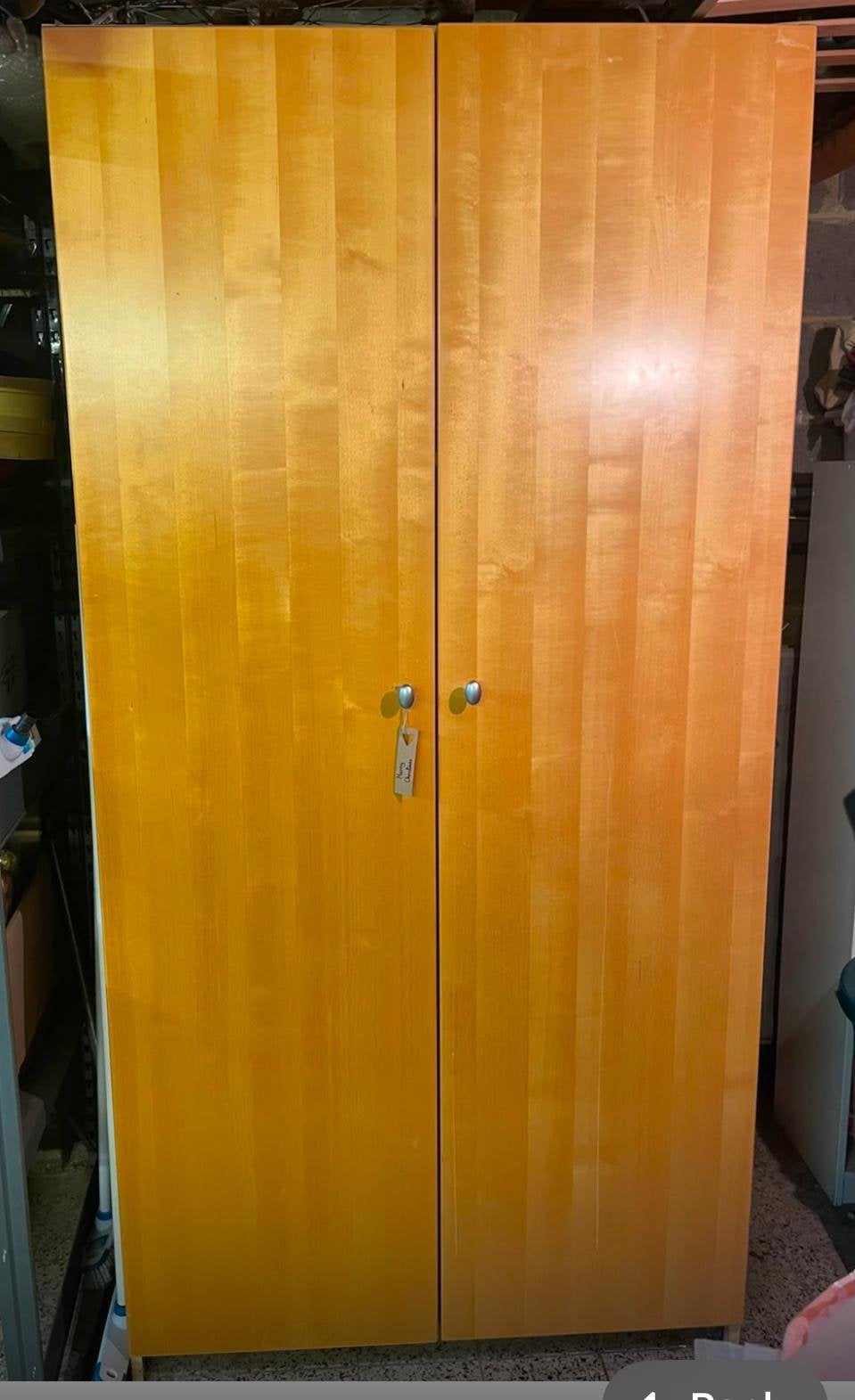 Grande armoire en bois (2 portes), Maison & Meubles, 100 à 150 cm, Chêne, Avec porte(s), 50 à 75 cm