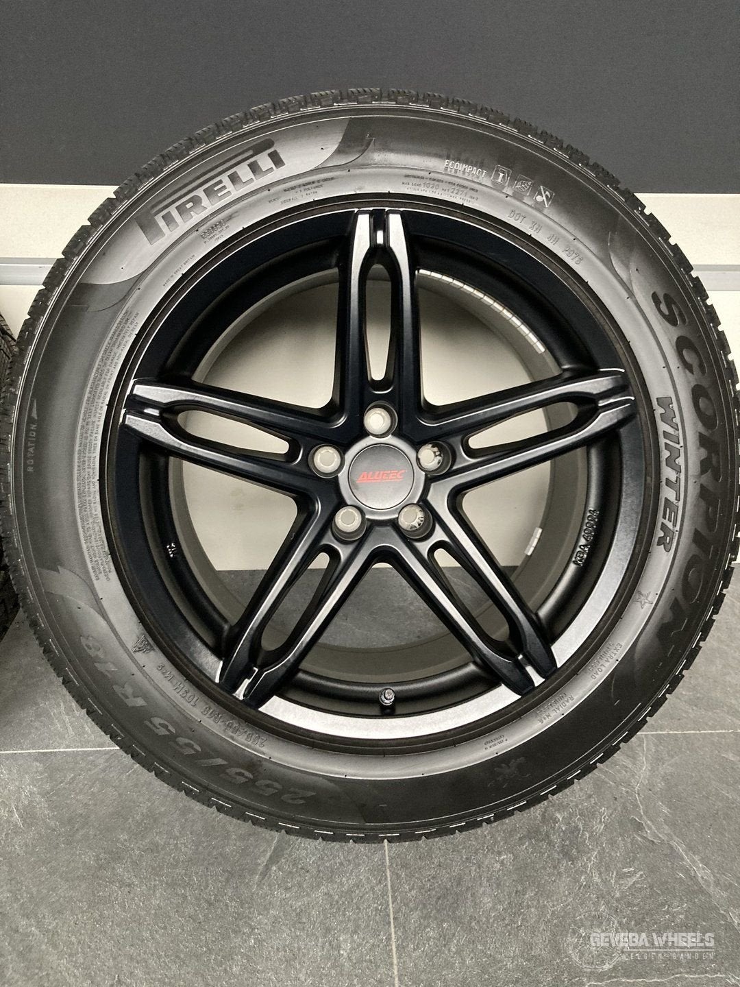 18” Porsche Macan sport velgen + winterbanden 5x112 breedset, 18 inch, Gebruikt, -, -