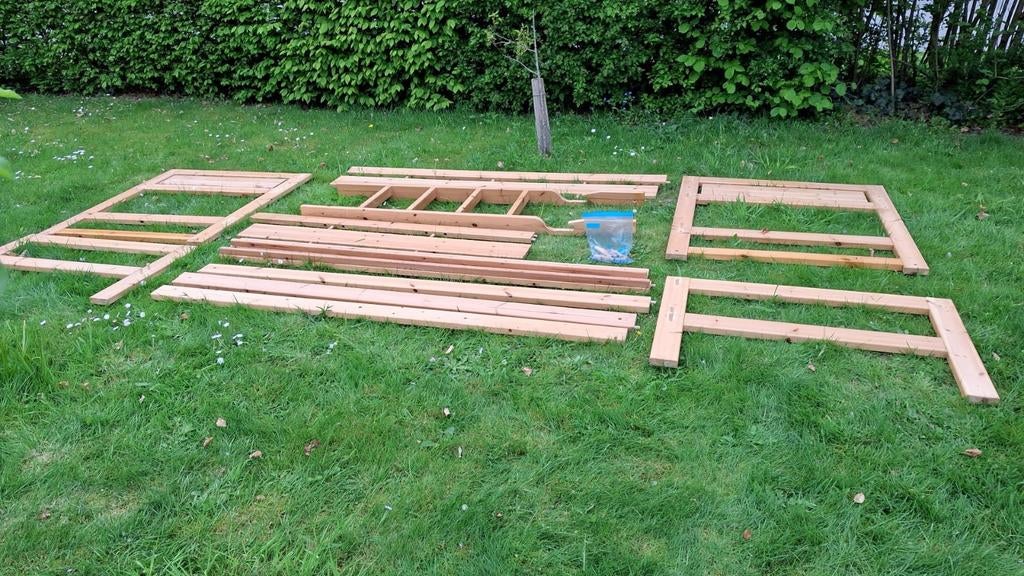 lit mezzanine en pin massif avec sommier à lattes, Enlèvement, Utilisé, Lit mezzanine