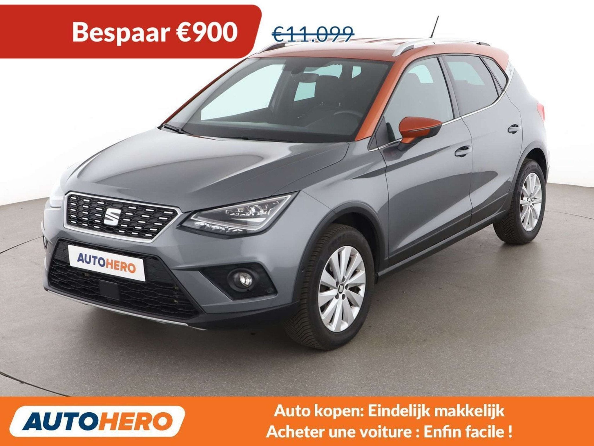 SEAT Arona 1.6 TDI Xcellence (année de construction 2017), Autos, Achat, Boîte manuelle, Noir, 5 portes