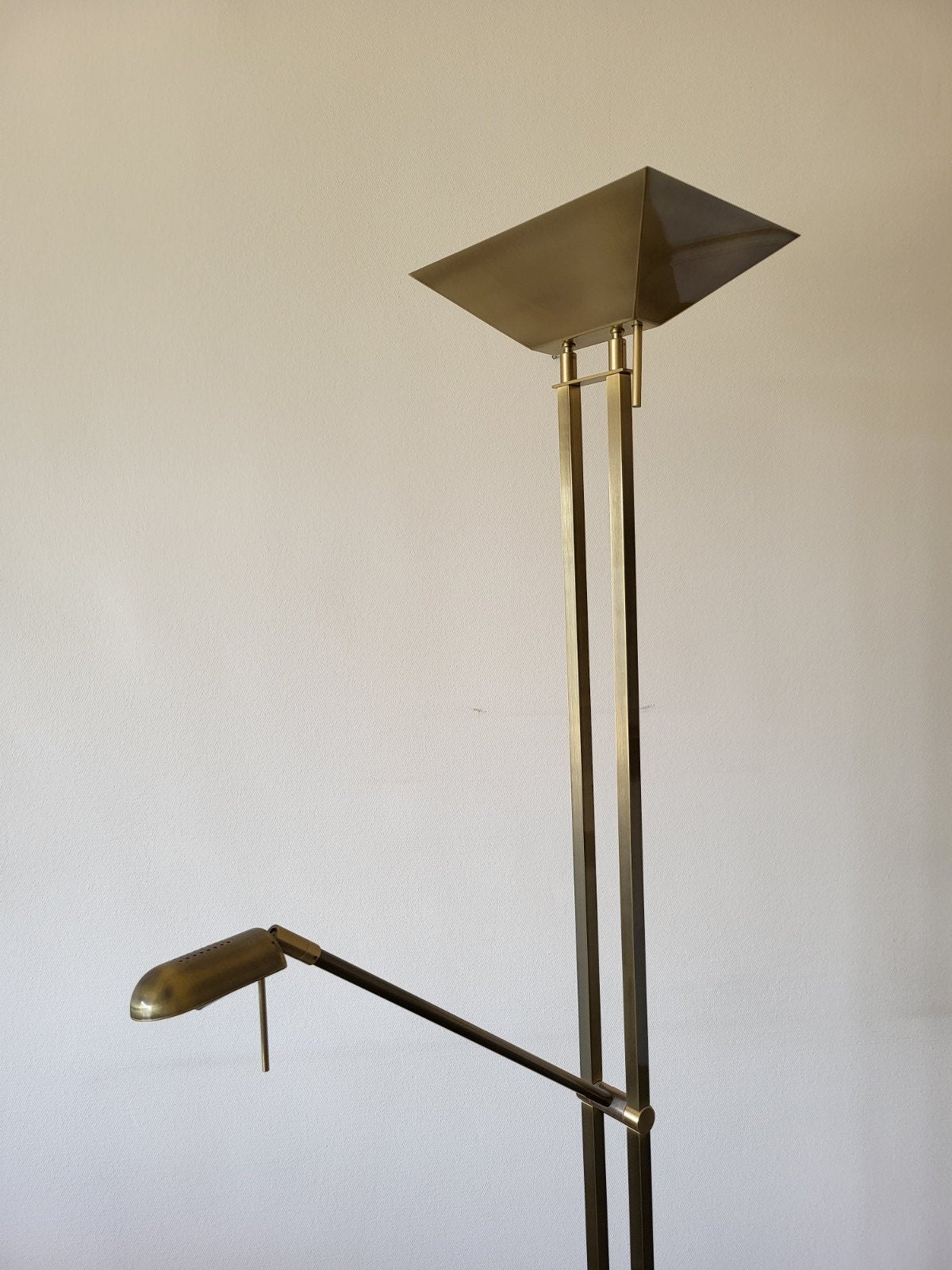 Staande lamp, Huis en Inrichting, Lampen | Vloerlampen, Ophalen, Gebruikt, Metaal, 150 tot 200 cm