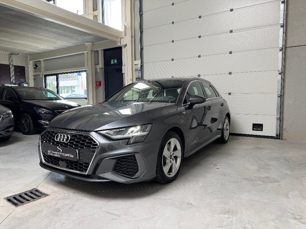 Audi A3 40 TFSIe S-LINE LED/LEDER/ACC/GARANTIE/BTW, Auto's, Audi, Bedrijf, Te koop, A3, ABS, Adaptieve lichten, Adaptive Cruise Control