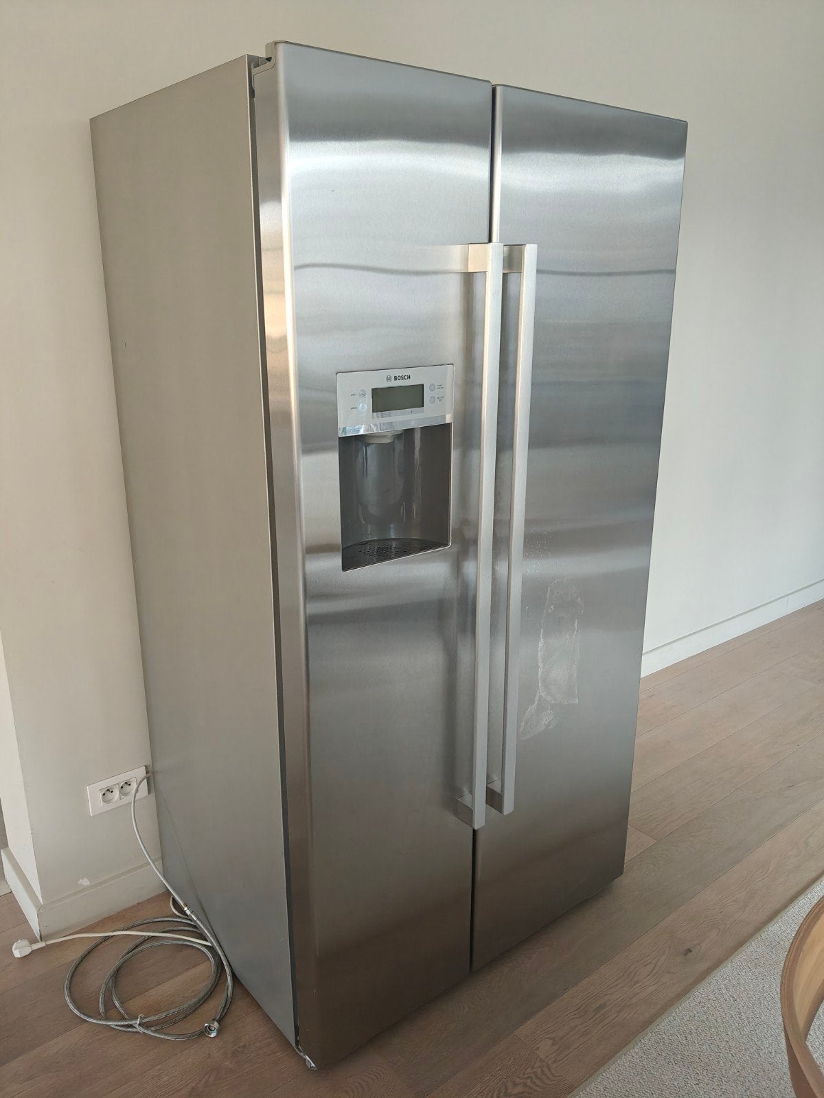 Bosch Amerikaanse frigo, Elektronische apparatuur, Koelkasten en IJskasten, Ophalen, Gebruikt, 200 liter of meer, 60 cm of meer