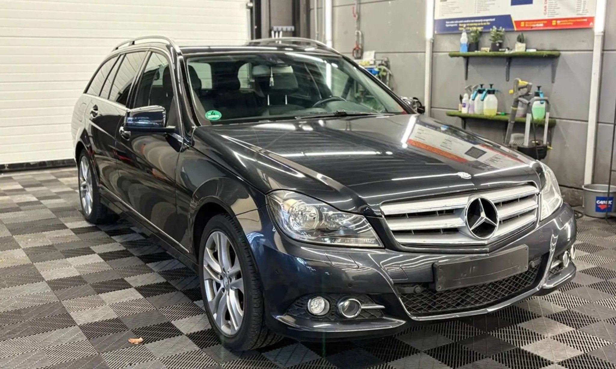 Mercedes-Benz C 200 CDI Avantgarde BJ 2014 KM 217000 REEDS V, Auto's, 2175 kg, Gebruikt, Zwart, 4 cilinders