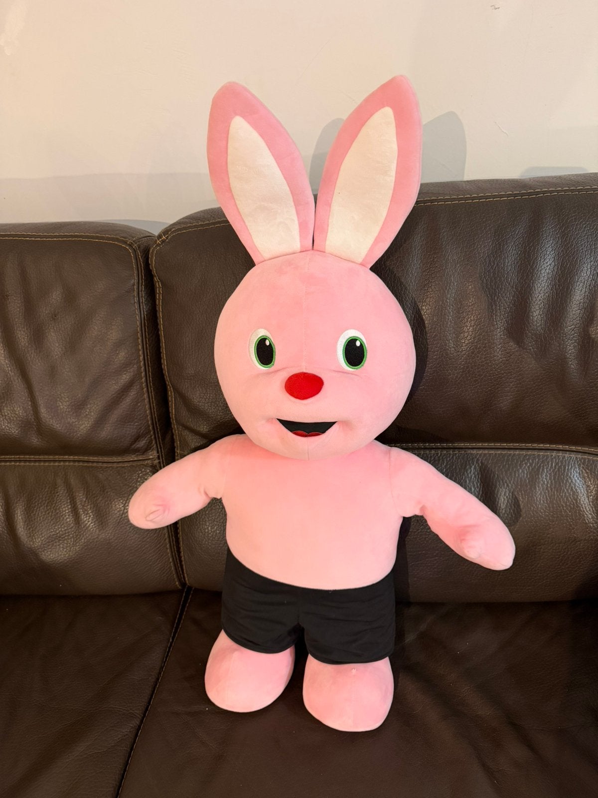 Grote pluche Bumbalu / Bumba konijn knuffel (Studio 100), Kinderen en Baby's, Ophalen, Zo goed als nieuw, Roze, Konijn