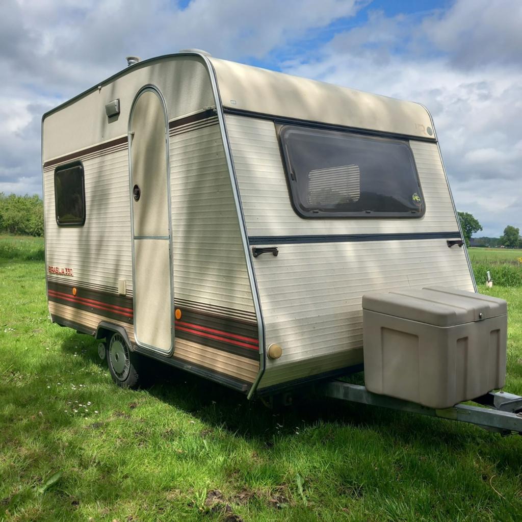 Caravelair 330, MTM 750kg, 3 personen, goede staat, Caravans en Kamperen, Particulier, Caravelair