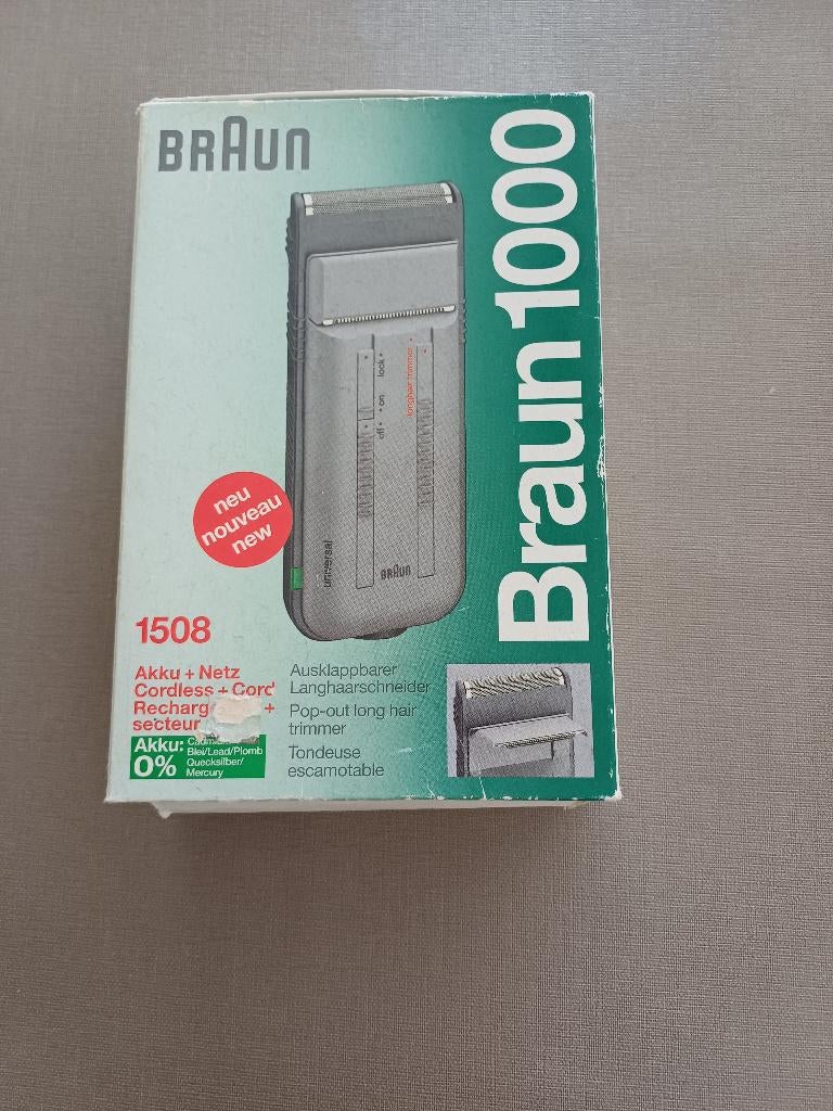 Rasoir Braun, Electroménager, Enlèvement ou Envoi, Utilisé, Rasage ou Épilation