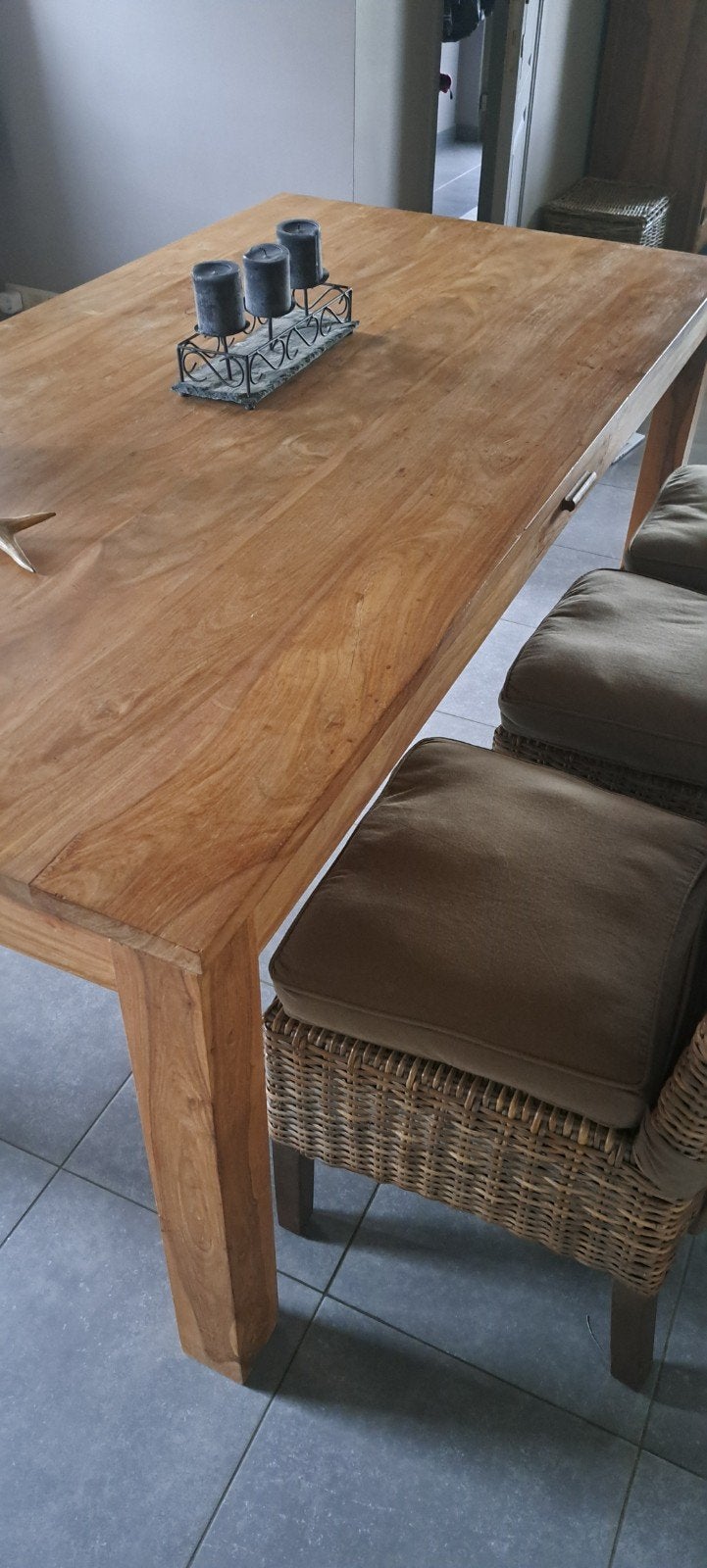 tafel 2m1m, 200 cm ou plus, 100 à 150 cm, Enlèvement, Utilisé