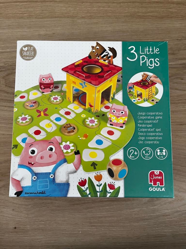 Goula - 3 little pigs, Hobby en Vrije tijd, Drie of vier spelers, Ophalen, Zo goed als nieuw