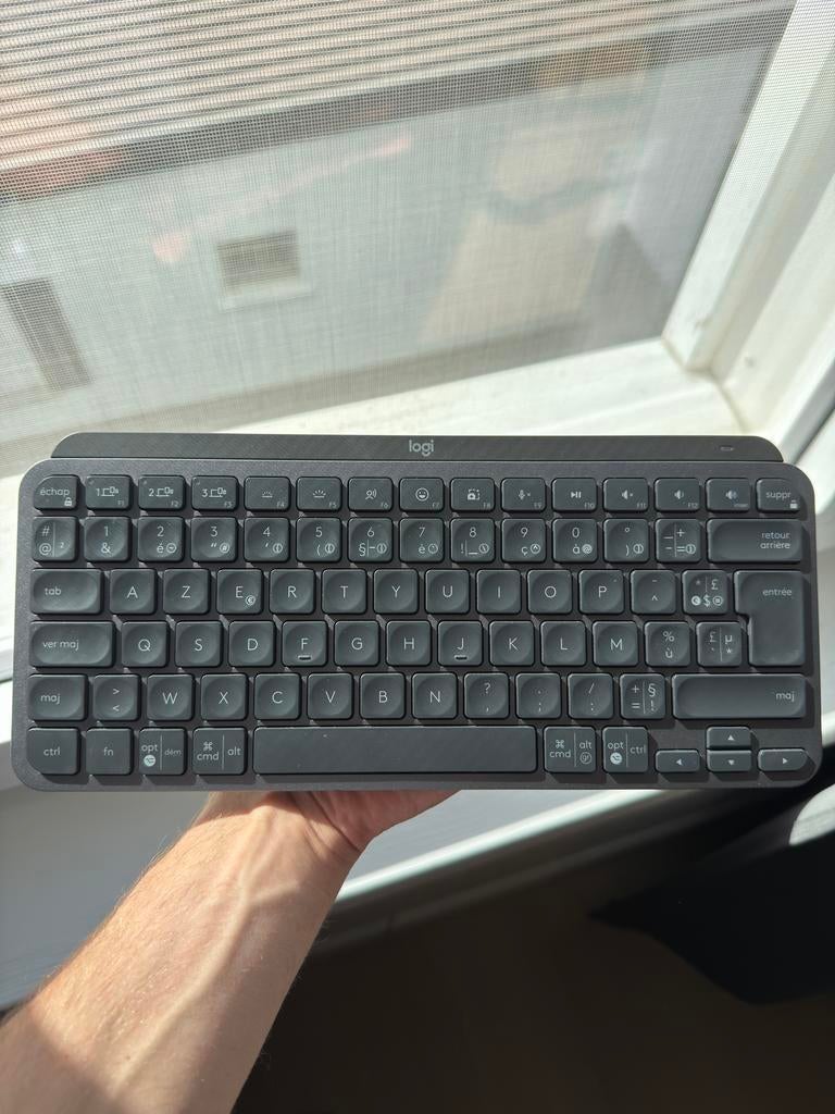 AZERTY Logitech toetsenbord MX Keys Mini, Enlèvement, Azerty, Neuf, Sans fil