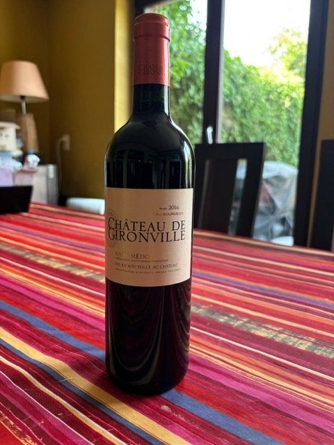 10 x CHATEAU GIRONVILLE 2016, Frankrijk, Ophalen of Verzenden, Zo goed als nieuw, Rode wijn