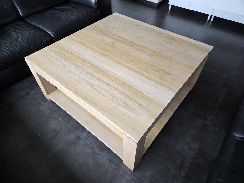 Salontafel Eik 115 x 115cm, Ophalen