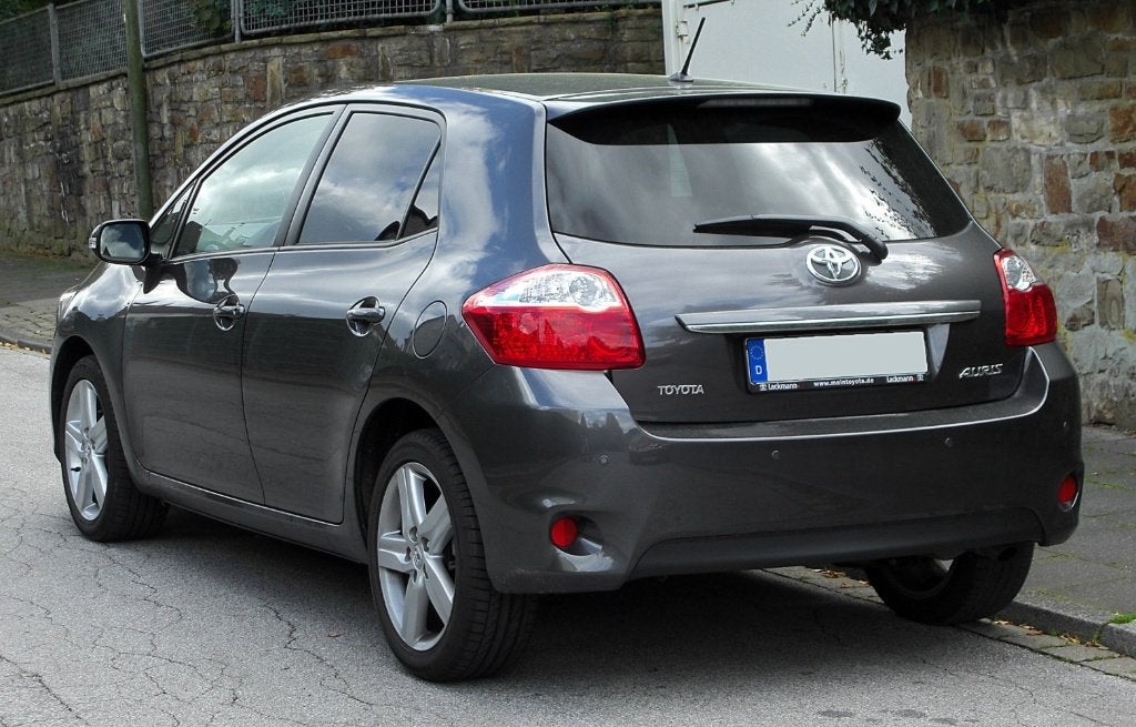 Toyota auris 1300 cc de 2010, Voorwielaandrijving, Euro 5, Stof, Elektrische ramen