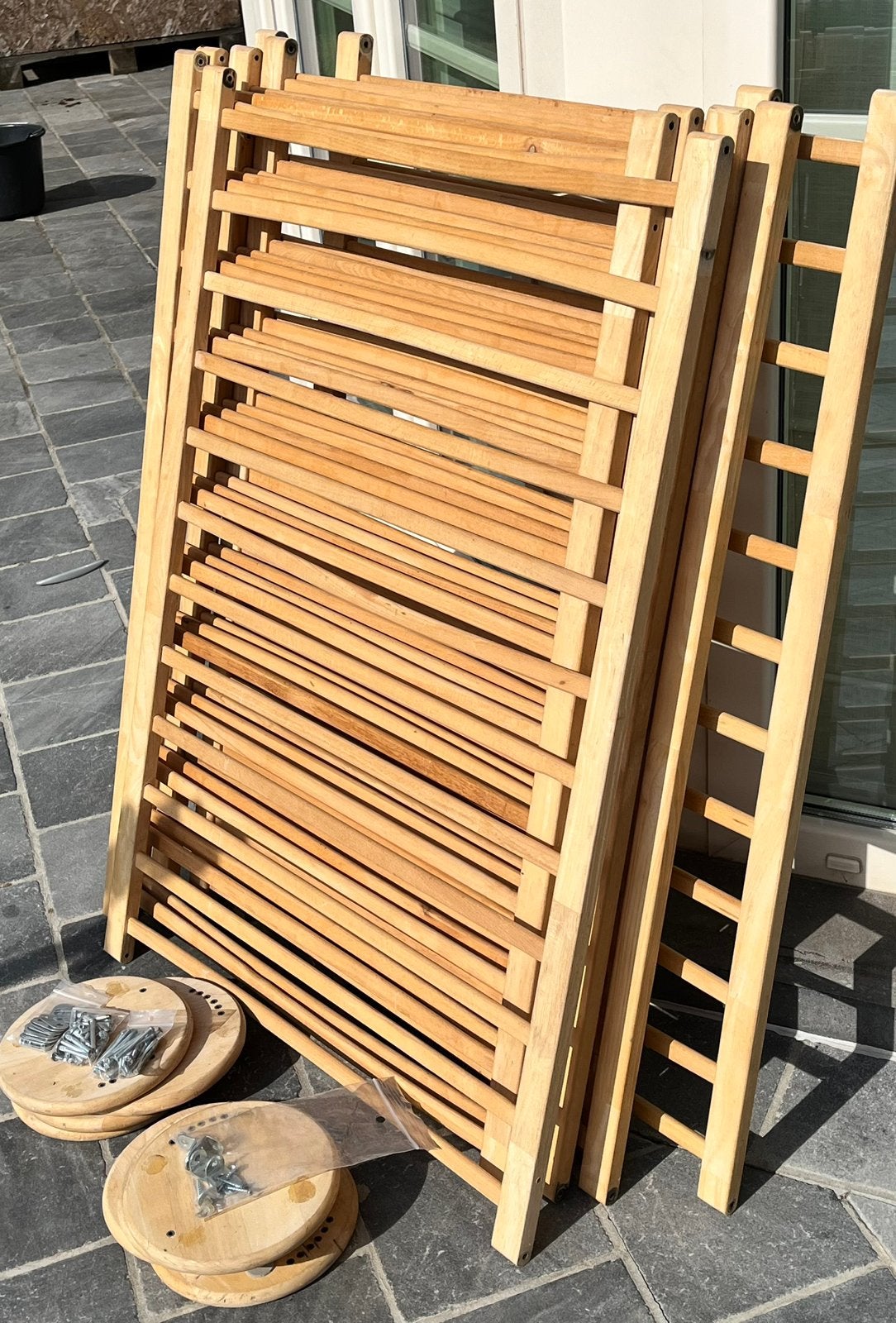 Grand bâtiment/sols en bois, Enlèvement, Comme neuf