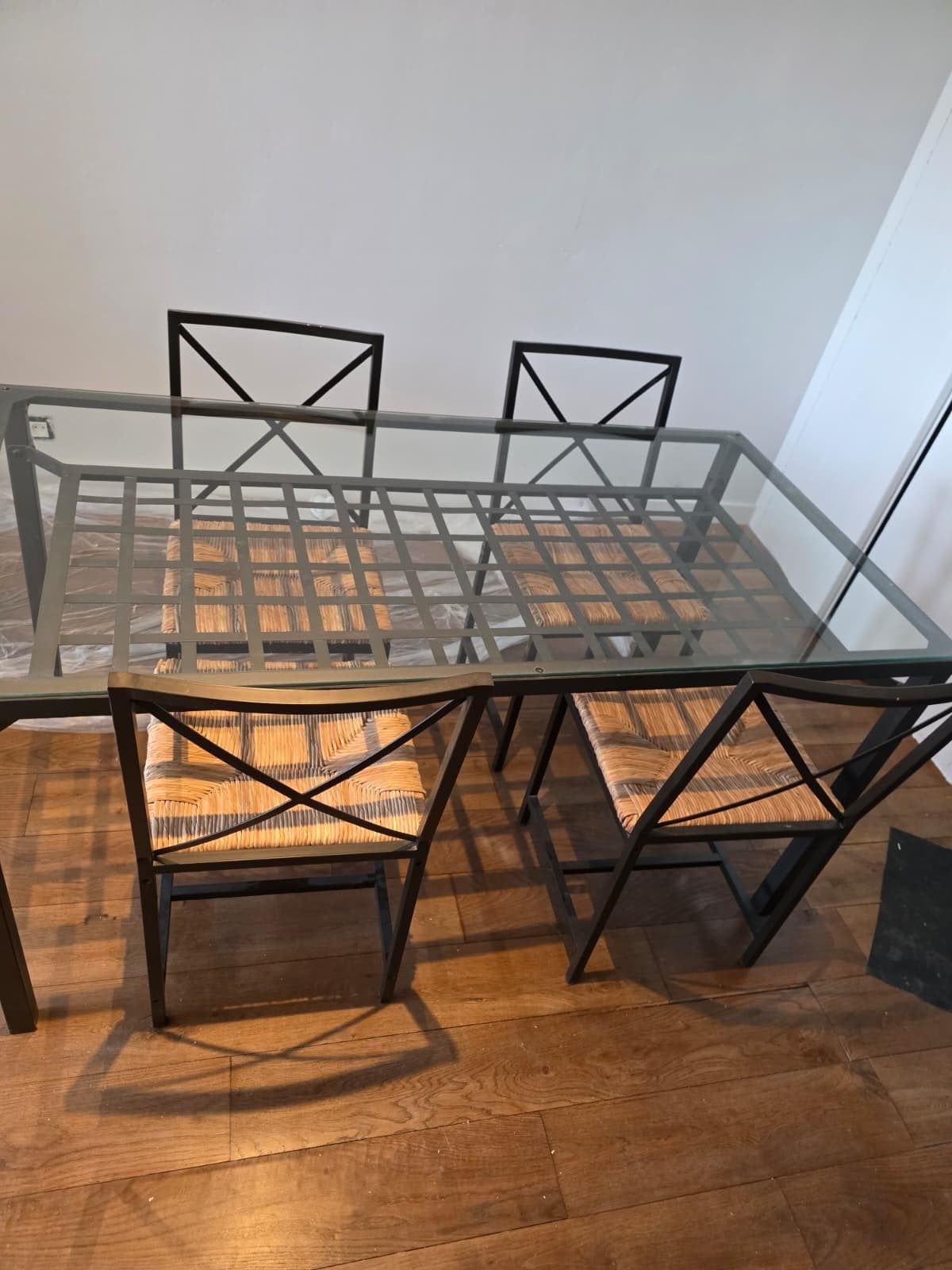 Tafel + 4 stoelen, Enlèvement