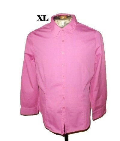 (38) -chemise homme t.XL rose fushia - la redoute -, Kleding | Heren, La redoute -, Ophalen of Verzenden, Zo goed als nieuw, Roze
