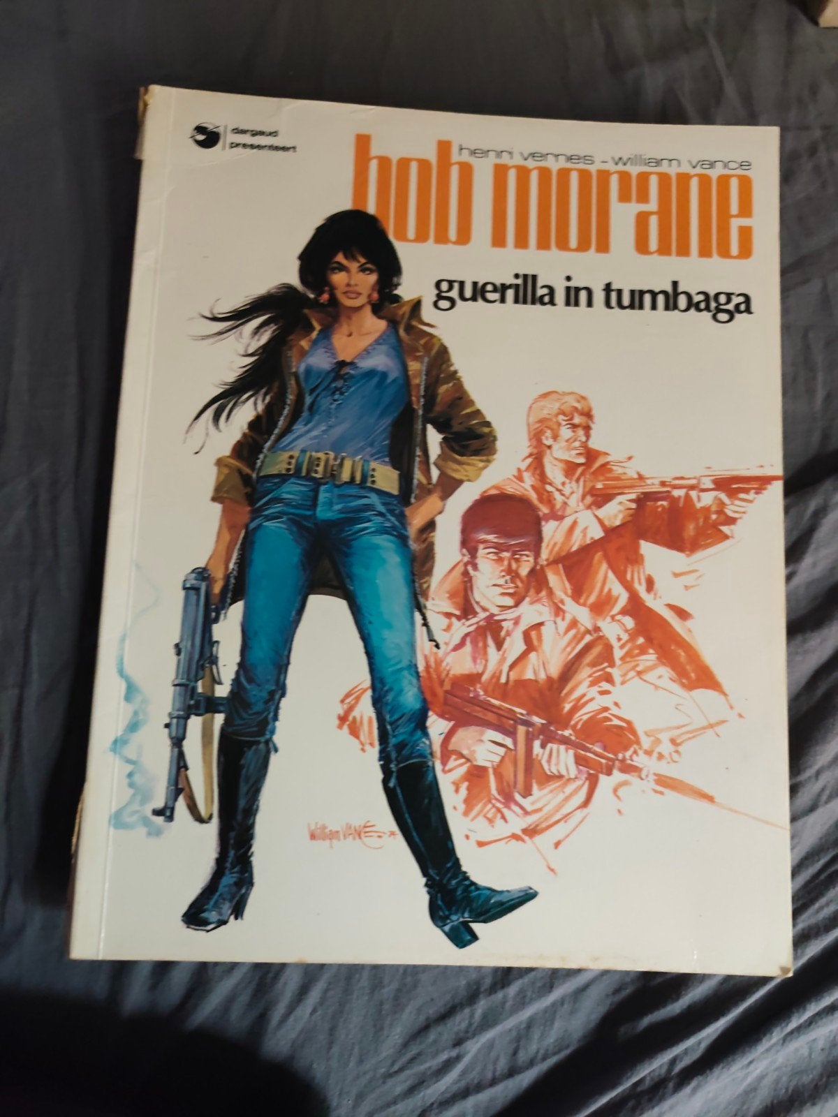 guerilla in tumbaga. bob morane Dargaud vernes Vance, Ophalen of Verzenden, Henri vernes