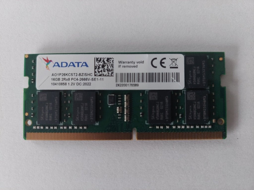 Mémoire RAM 16 Go SODIMM DDR-4 2666 Mhz pour PC Portable, Informatique & Logiciels, Mémoire RAM, Enlèvement ou Envoi, DDR4, Utilisé