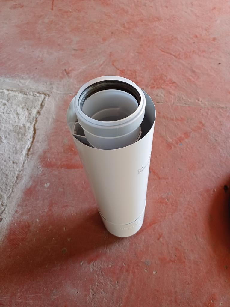 Schouw 80/125 vaillant 0,5m, Ophalen of Verzenden