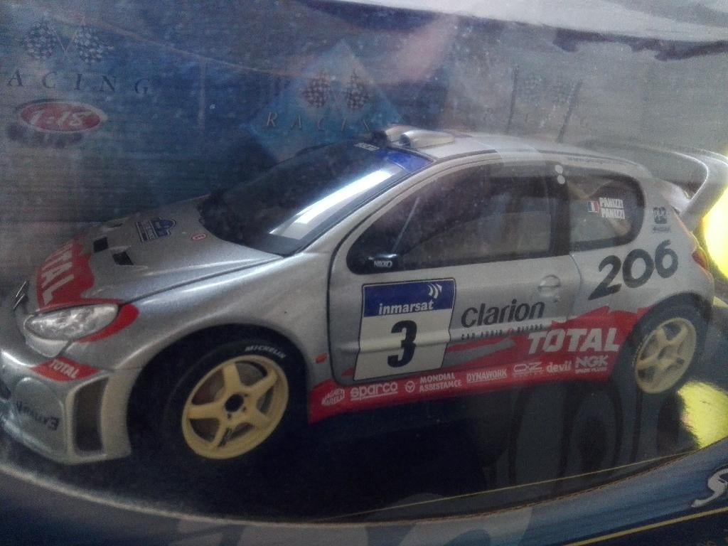 peugeot 206 wrc, Ophalen of Verzenden, Zo goed als nieuw, Auto, Solido