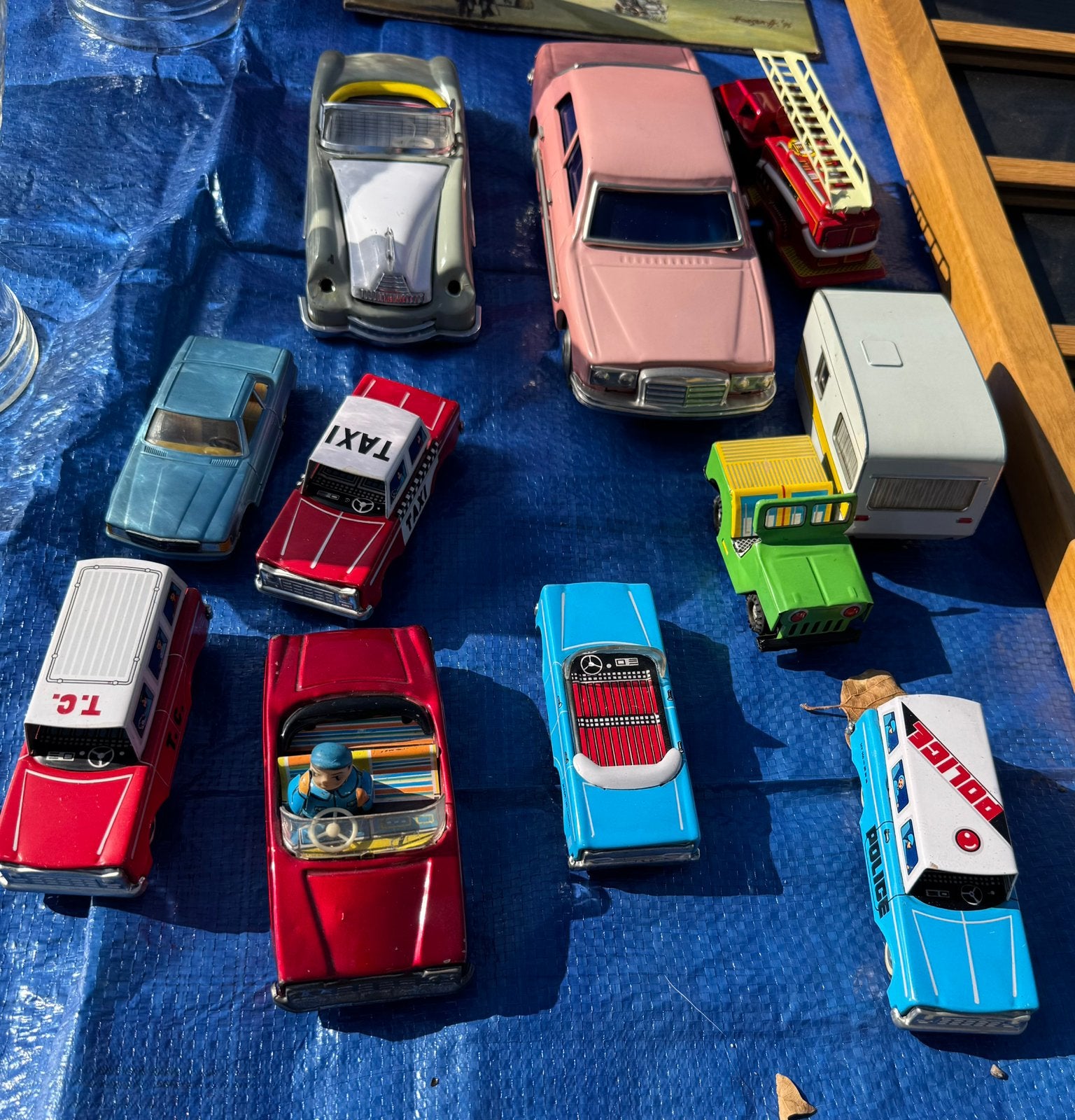 Lot van 11 speelgoedauto’s - buitenkans, Antiek en Kunst, Antiek | Speelgoed, Ophalen