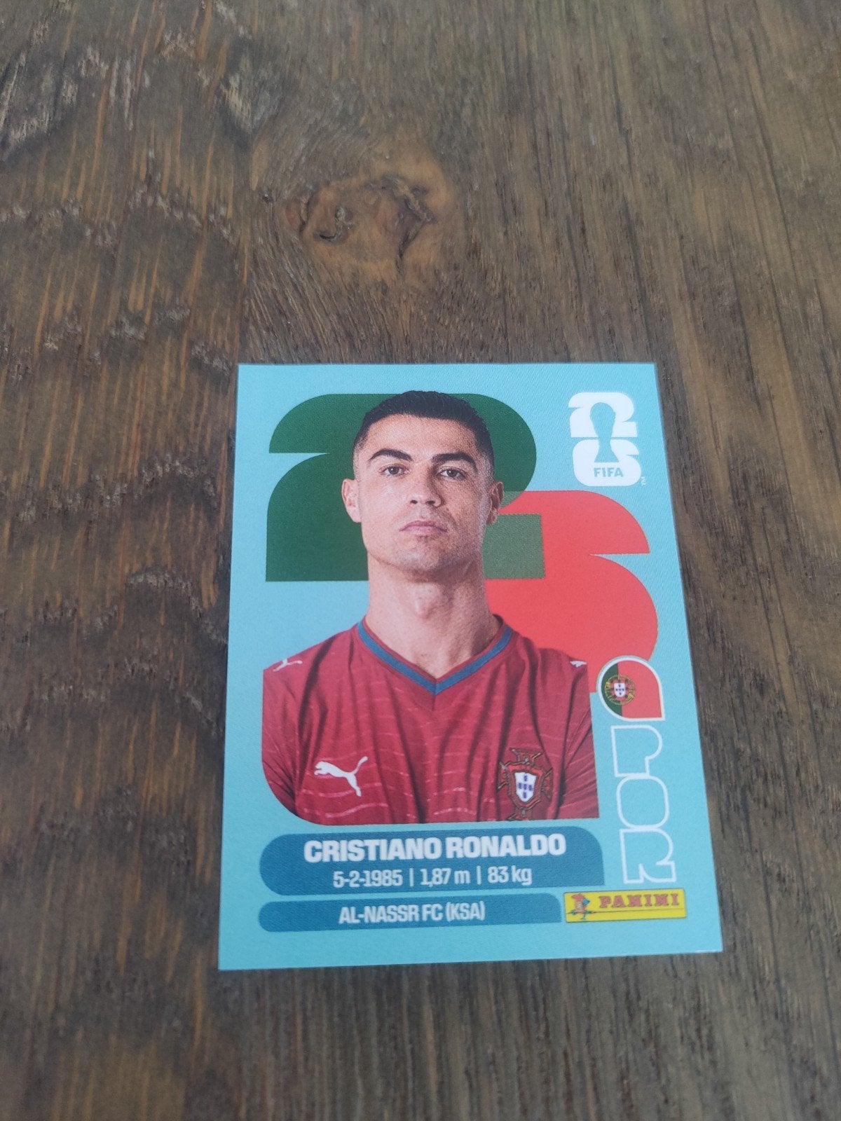 Sticker Ronaldo panini