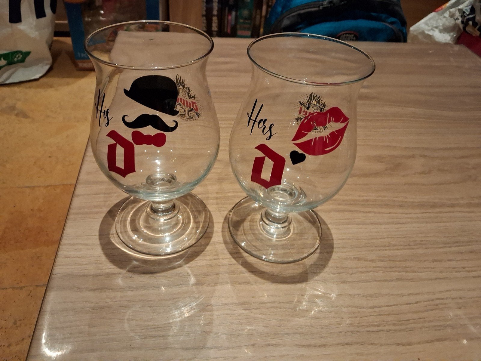Verre Duvel Mr. Mrs., Enlèvement ou Envoi, Neuf, Verre à bière
