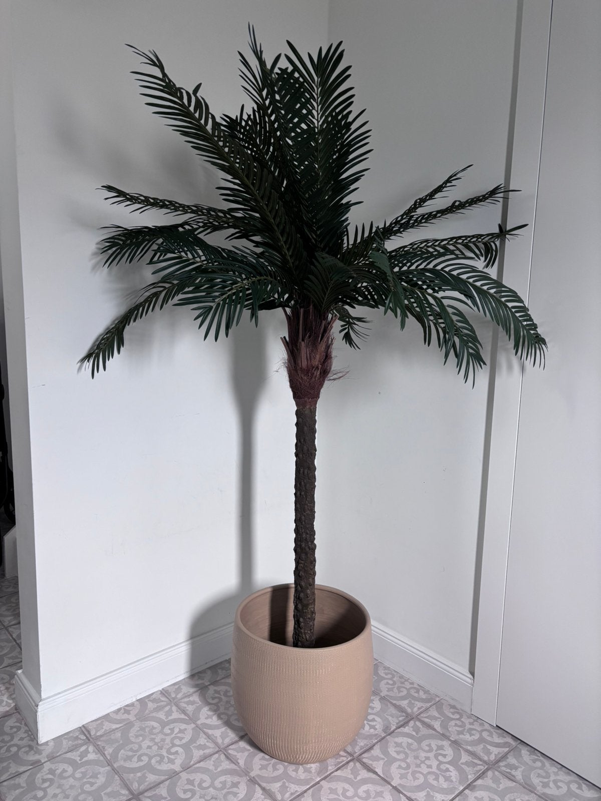 Kunstpalm - palmboom - kunstplant, Huis en Inrichting, Kamerplanten, Ophalen