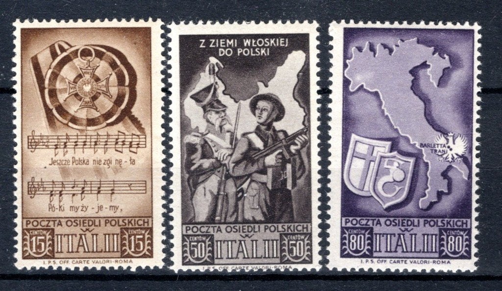 ITALIE CORPO POLACCO MNH 1946, Envoi, Non oblitéré
