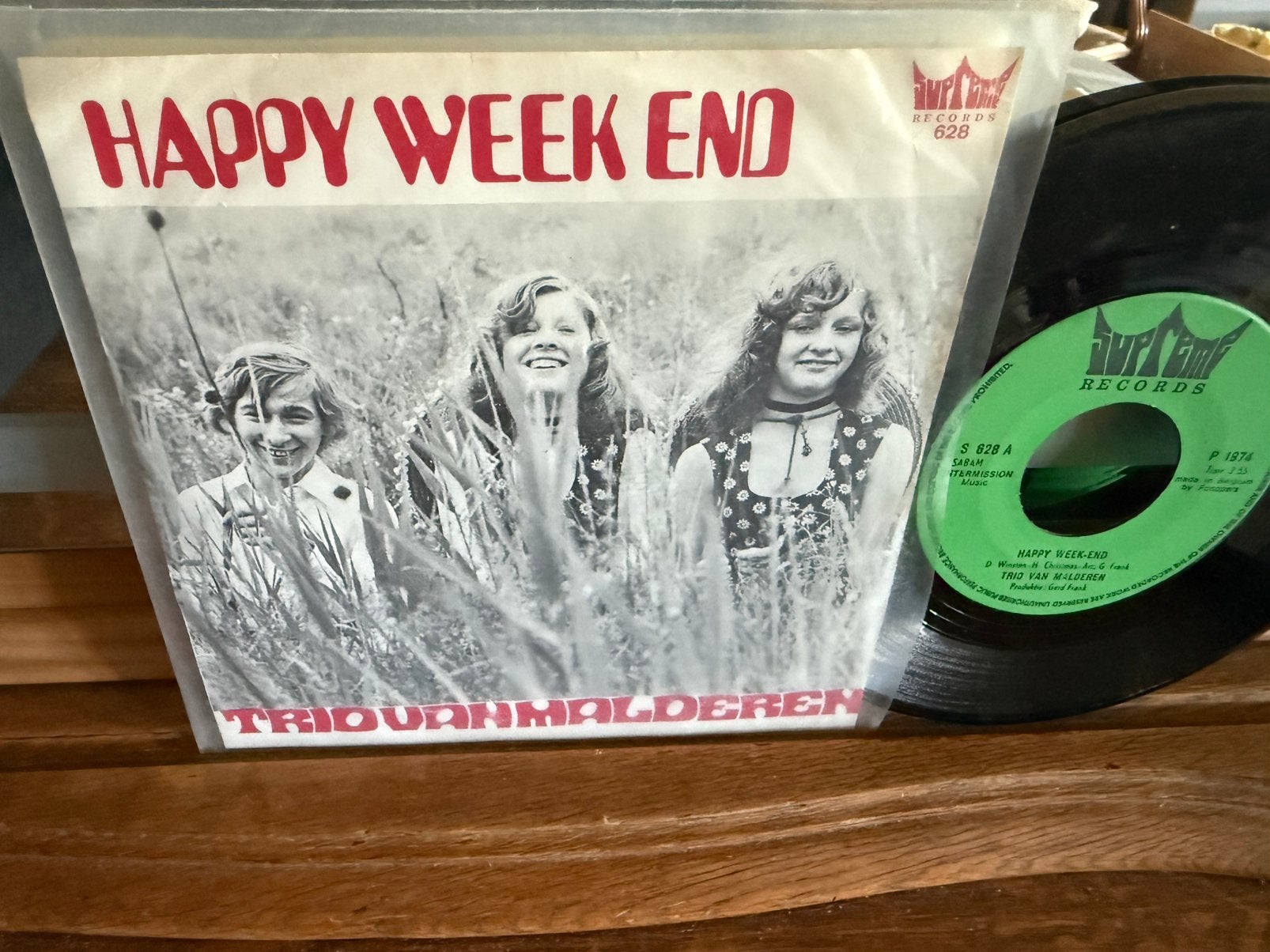 Joyeux week-end - My Heart, Pressage original, En néerlandais, Enlèvement ou Envoi, 7 inch
