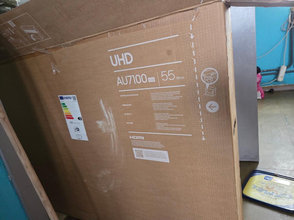 Tv samsung 55 pour piece, Enlèvement