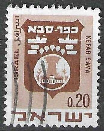Israël 1969/1970 - Yvert 382B - Armoiries de la ille d (ST), Envoi, Affranchi