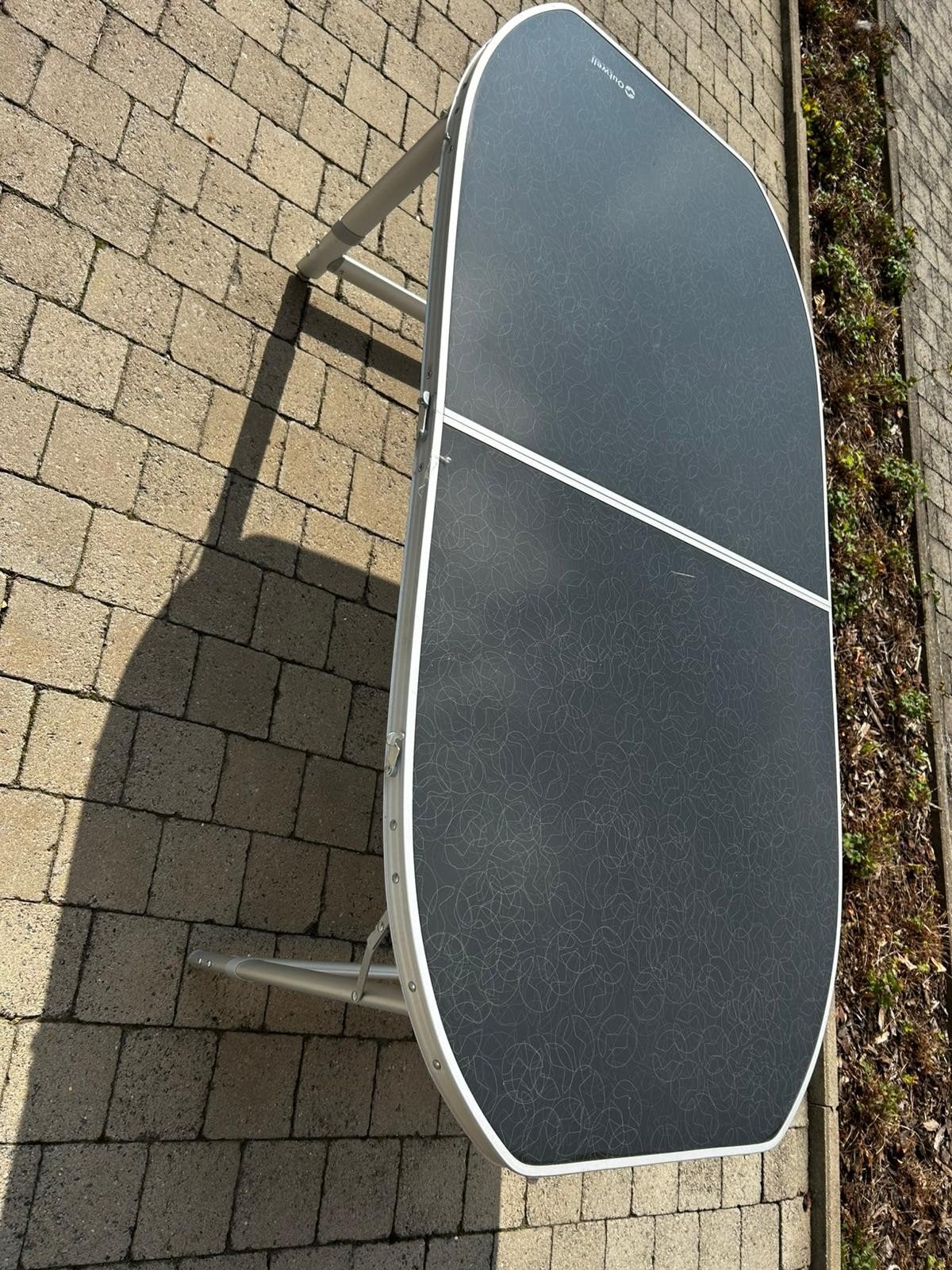 Inklapbare campingtafel met 4 bijhorende stoelen, Caravans en Kamperen, Ophalen, Campingtafel