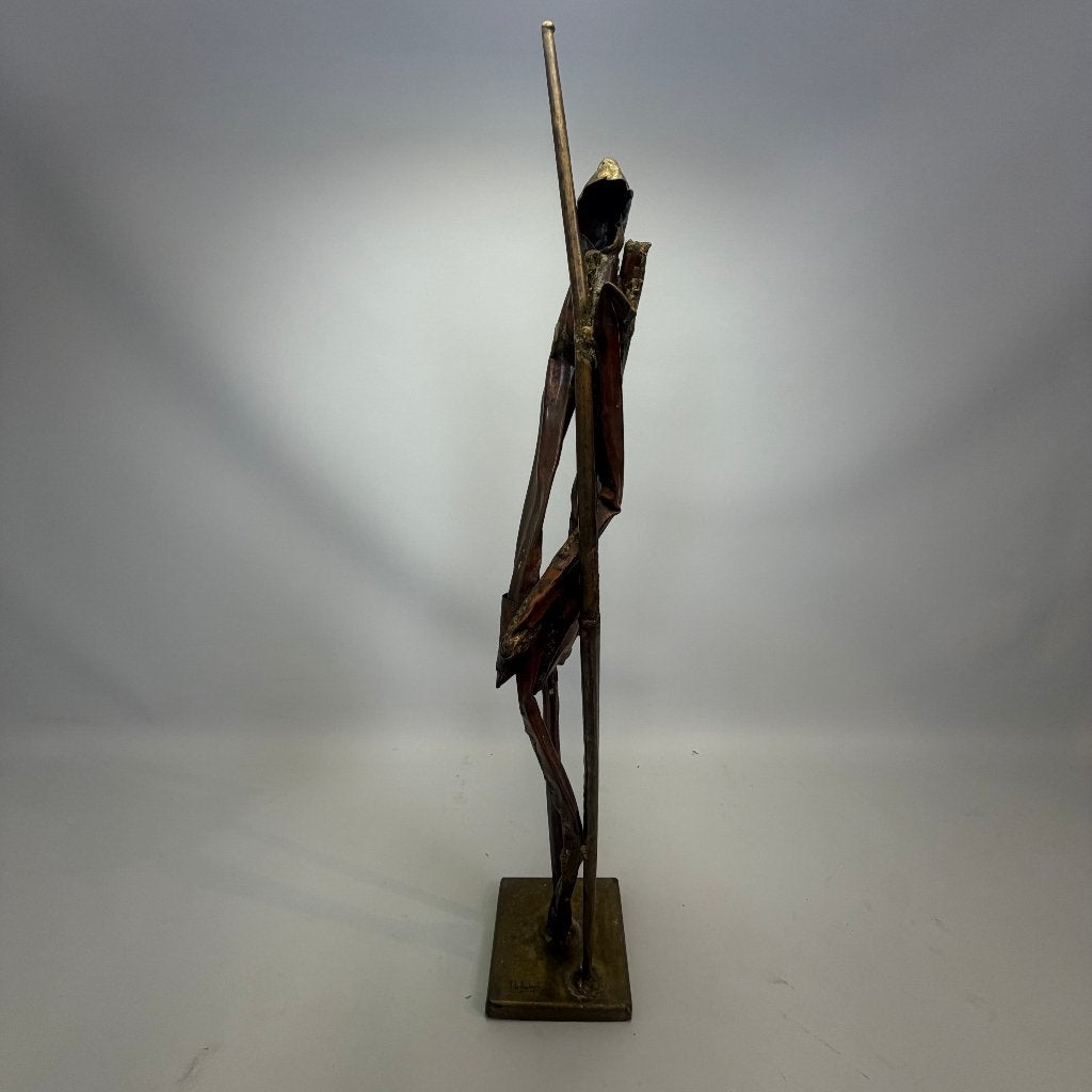 Man met kap door Yves Le Boulangé, Overige materialen, Beeld, Europa, Modern
