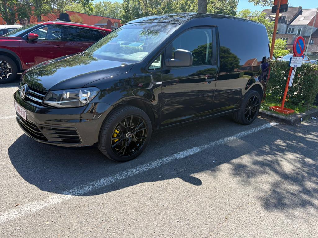 Volkswagen Caddy 2016 2.0 TDi, Auto's, 4 deurs, Stof, Volkswagen, Zwart