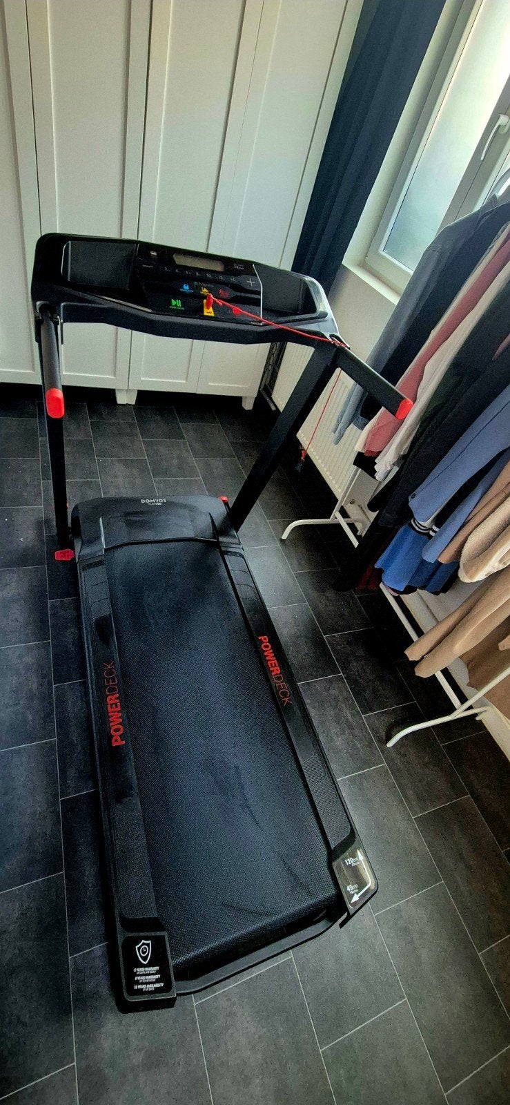 Domyos Run 100E Folding Treadmill - Loopban, Sports & Fitness, Enlèvement, Utilisé, Tapis roulant