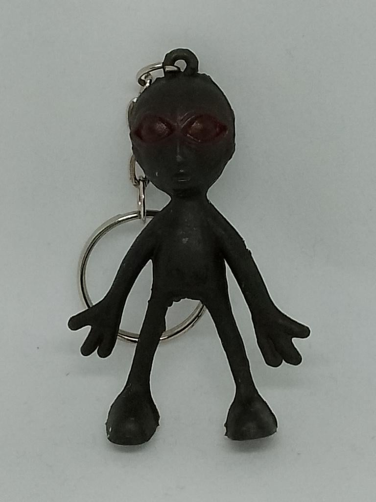 Alien Sleutelhanger – Rubber UFO Figuurtje, Verzamelen, Ophalen of Verzenden, Gebruikt, Overige typen