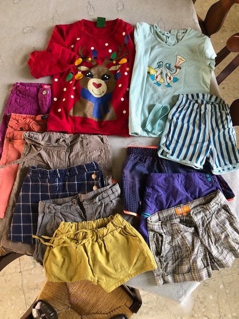 lotjes zomerkledij meisjes 122/128 en 134/140, Ophalen of Verzenden, Gebruikt, Meisje, Broek