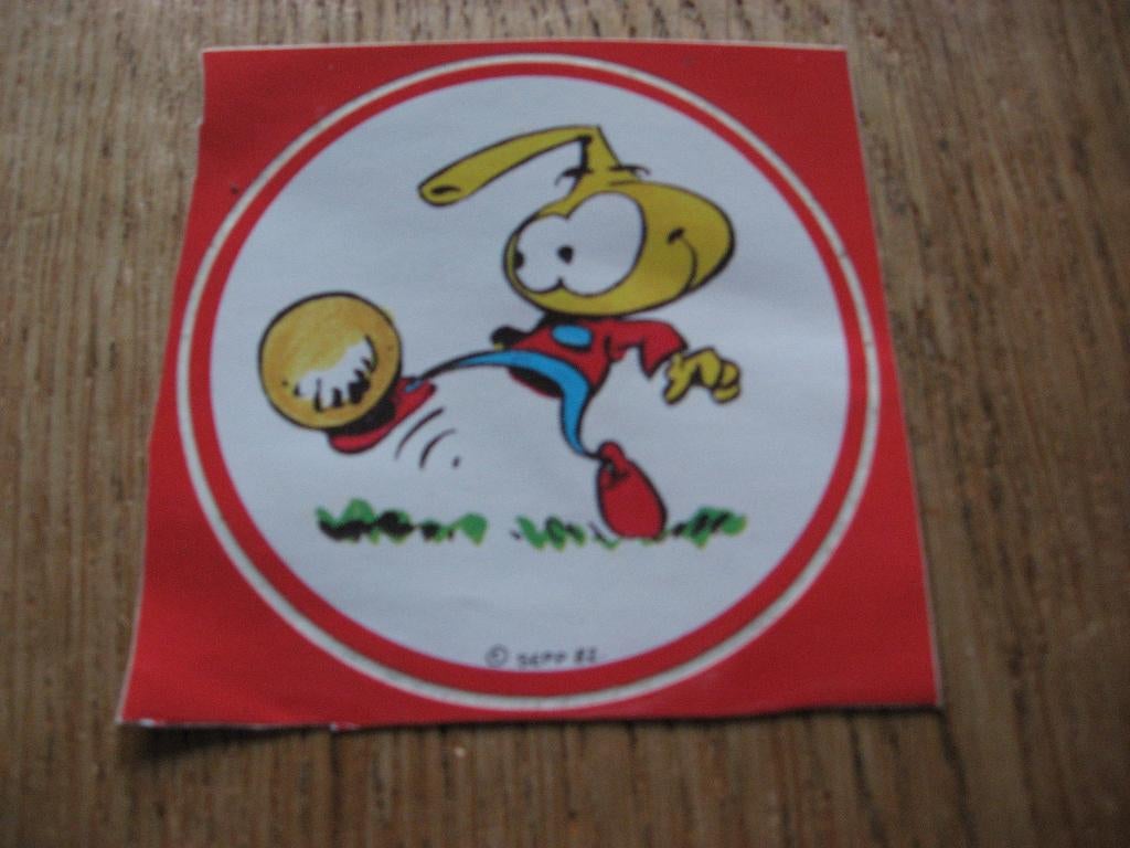 Vintage Sticker De Snorkels Stripfiguren Tv Sepp 82, Ophalen of Verzenden, Overige figuren, Nieuw, Plaatje, Poster of Sticker