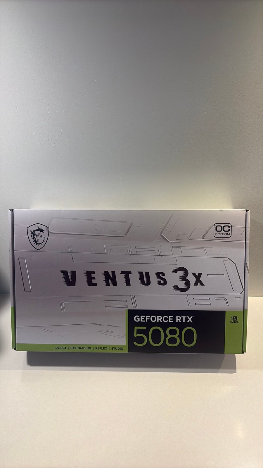 MSI VENTUS RTX 5080 OC WHITE, Computers en Software, Videokaarten, Overige soorten, Nieuw, PCI, Nvidia
