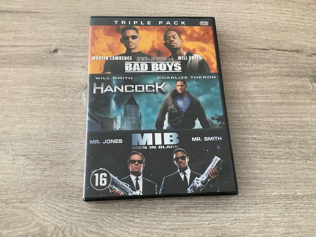 Will Smith triple pack DVD box (2010), Action, Enlèvement ou Envoi, Néerlandais, À partir de 16 ans