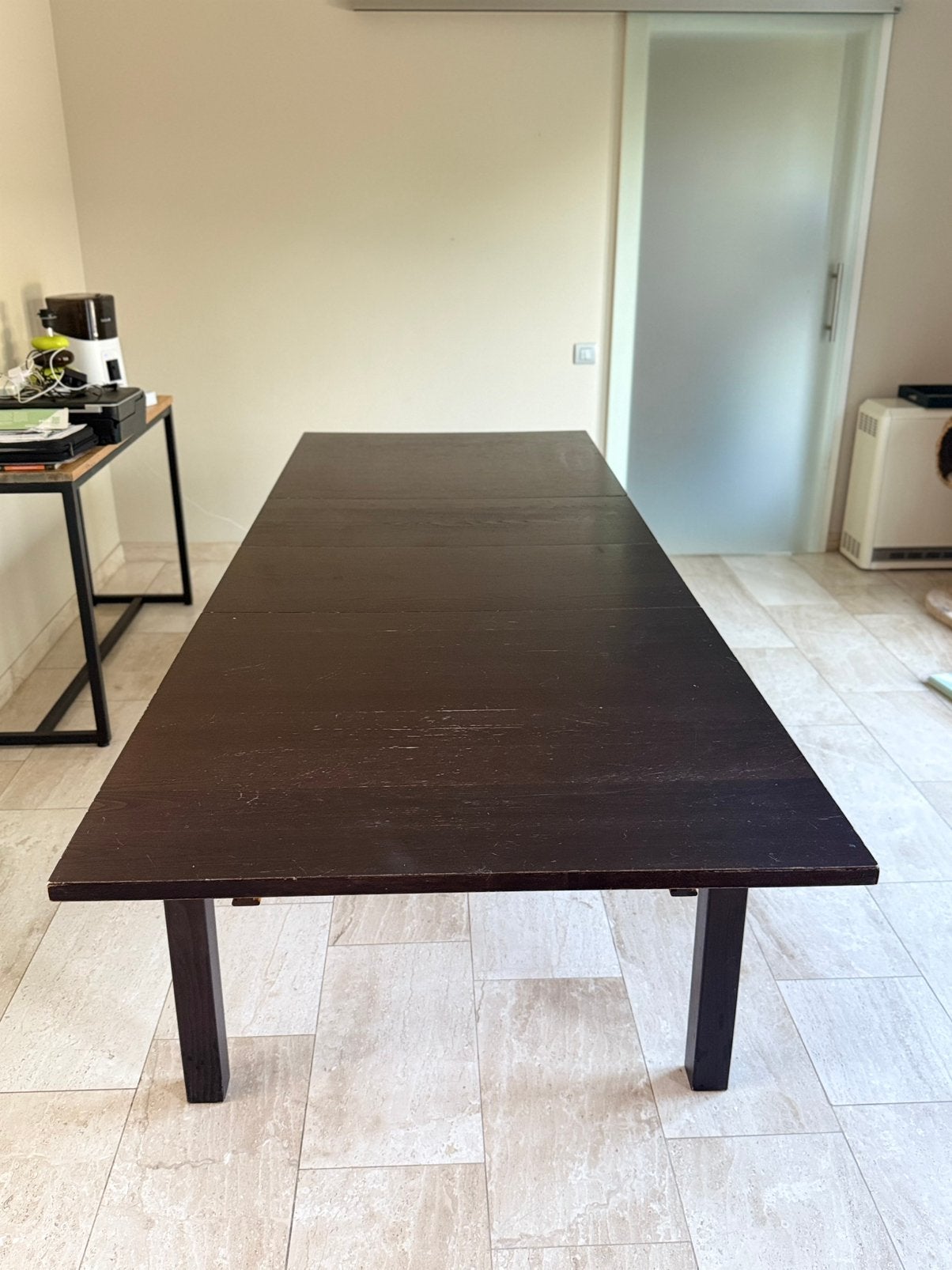 Grande table noire modulable, Enlèvement, Utilisé, 50 à 100 cm, Rectangulaire