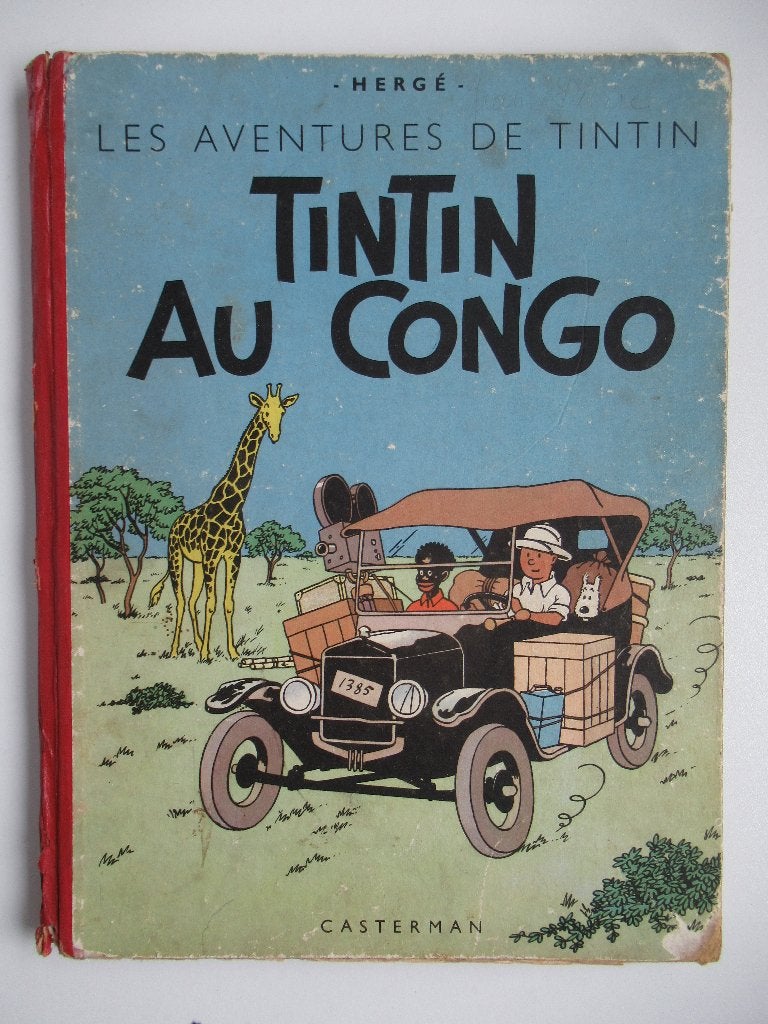 tintin..nr.1...tintin au congo...........( 1950 ), Boeken, Stripverhalen, Ophalen of Verzenden, Gelezen