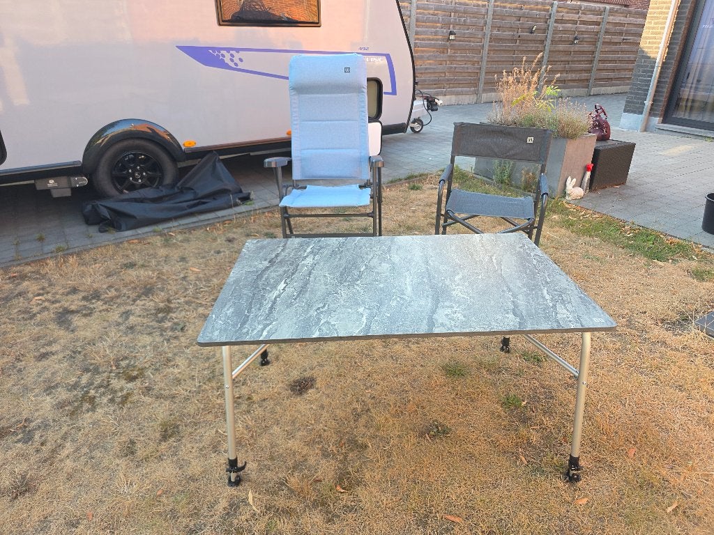Tafel en stoelen lichtgewicht, Caravans en Kamperen, Kampeermeubelen, Ophalen, Nieuw, Campingstoel