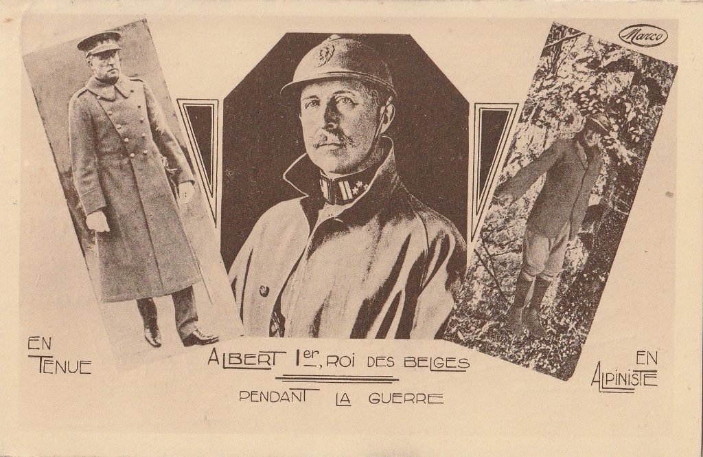 BELGISCH  KONINGSHUIS - Koning Albert I tijdens de oorlog, Verzenden, 1920 tot 1940, Gelopen, Overige thema's