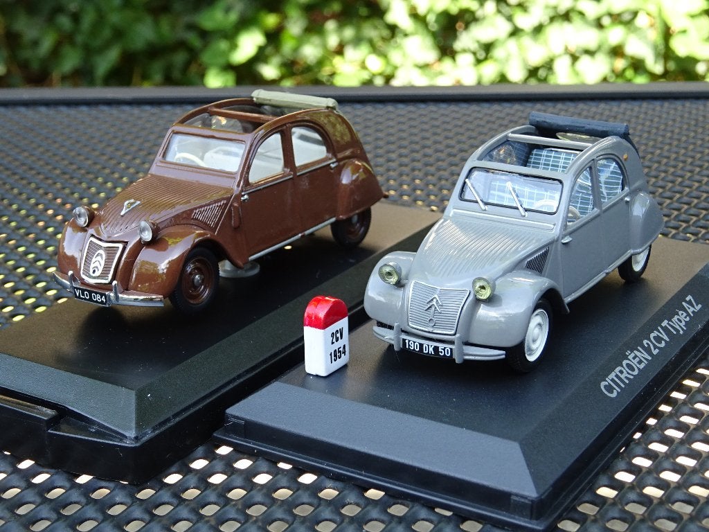 Ensemble d'anciennes Citroën 2CV - 1/43, Enlèvement ou Envoi, Comme neuf, Voiture