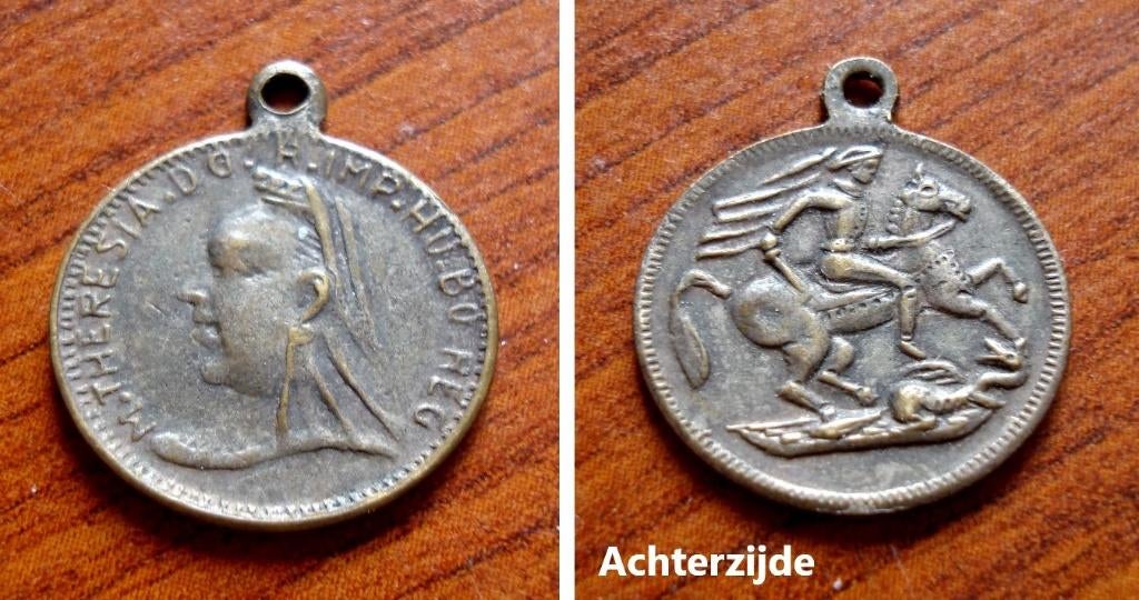 Spotpenning met Maria Theresia (Oostenrijk), Verzenden, Brons