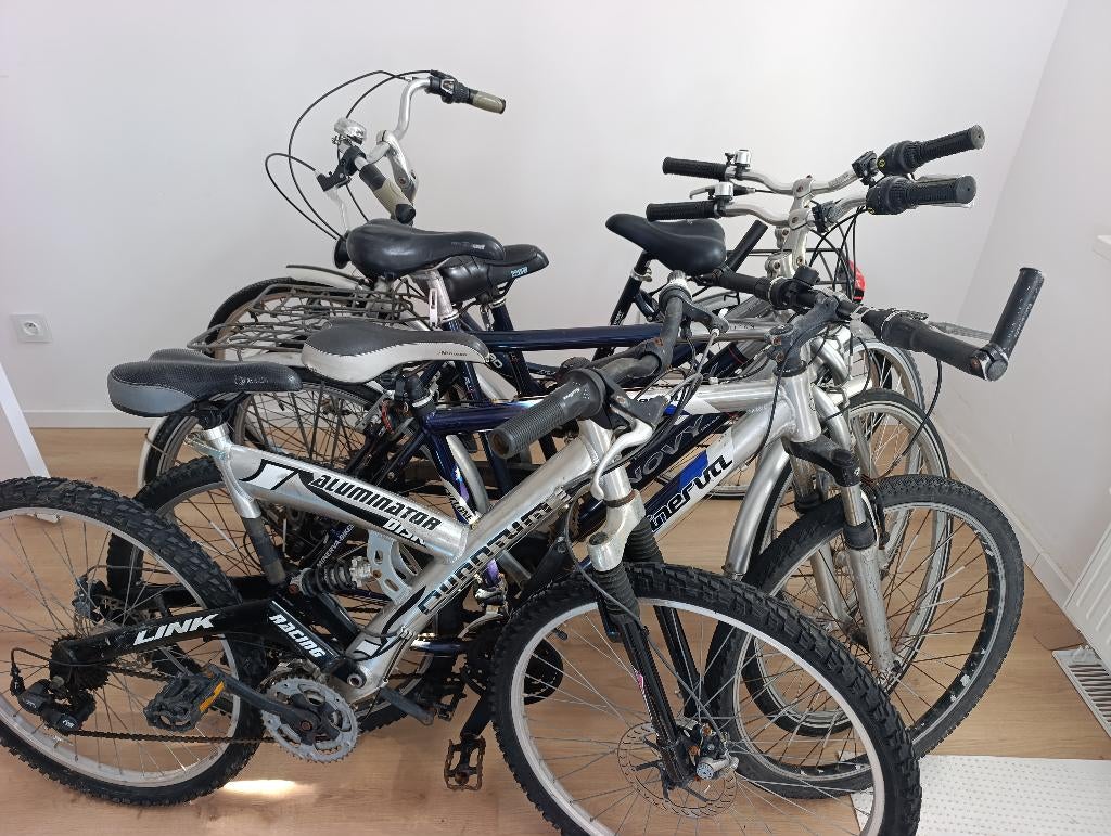 Lot fietsen €250 voor alles 9st, Fietsen en Brommers, Ophalen, Gebruikt