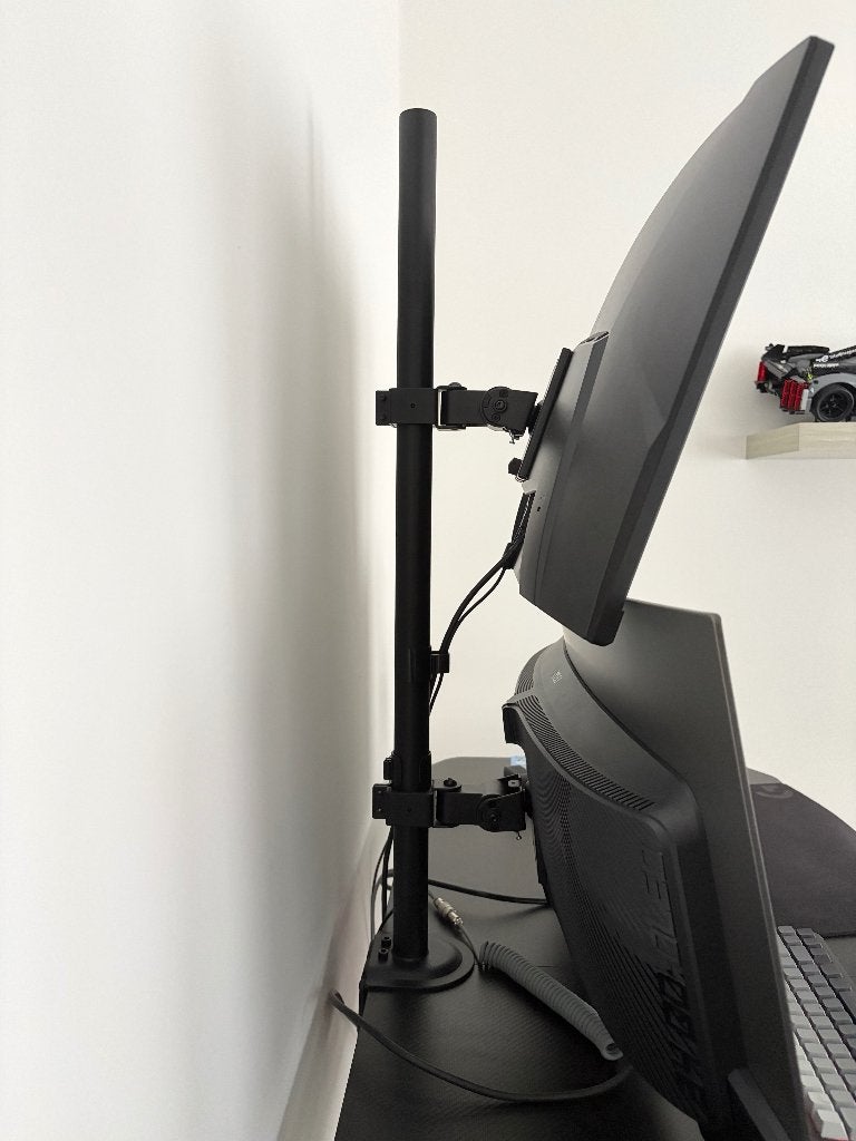 Dubbele Monitorarm 17-49, Computers en Software, Monitoren, Gaming, Ophalen