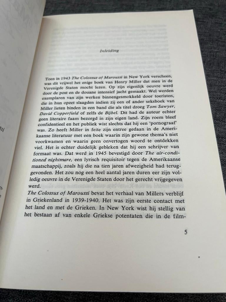 De Kolossus van Maroussi - Henri Miller, Boeken, Reisverhalen, Ophalen of Verzenden, Gelezen, Henri Miller, Europa